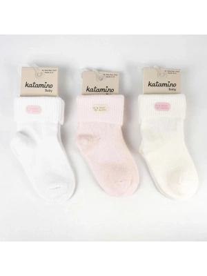 Katamino Susam Aks. Kız Bebek Soket Çorap K46340 Asorti