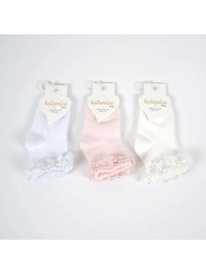 Katamino Teri Aks. Bebek Soket Çorap K46206 Asorti