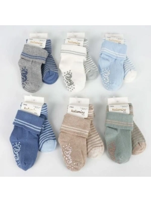 Katamino Traviya 2li Absli Erkek Bebek Soket K44105 Asorti