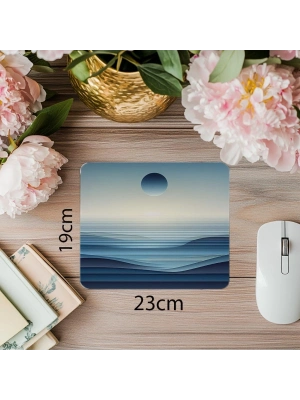 Katman Katman Yatay Zen Mousepad - 19x23 cm 2 mm Dikdörtgen İthal Baskılı Mouse Pad