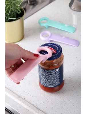 Kavanoz Açacağı 13 cm Renkli Pratik Kapak Açıcı Mutfak Yardımcı Gereci