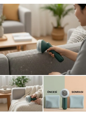 ® Kazak Battaniye ve Perde İçin Tüy Alma Cihazı