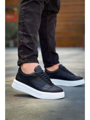 KB-005  Siyah Cilt Bağcıklı  Günlük Erkek  Ayakkabı