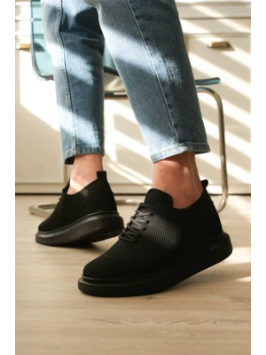 KB-M101  Kömür Triko Bağcıklı Günlük Erkek Ayakkabı
