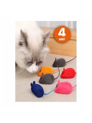 Kedi Eğitim Oyun Faresi 4 Adet