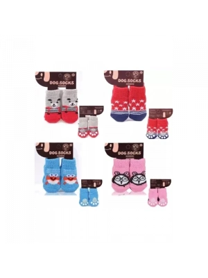 Kedi Köpek Kaydırmaz Örme Çorap