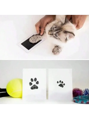 Kedi Köpek Pati İzi Fotoğraf Çerçevesi Seti