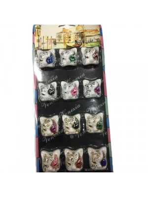 Kedi Mask Magnet Seti 12 Adet