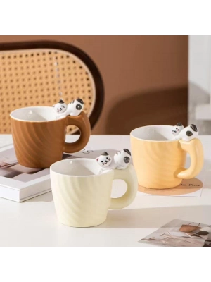 Kedi Motifli Kupa Bardak