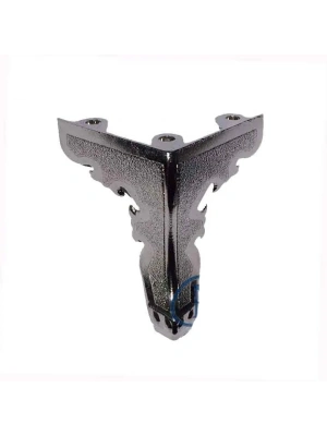 Kelebek Ahşap, Sunta Sandık Ayağı, Kutu Ayak 5,5 Cm - Nikel