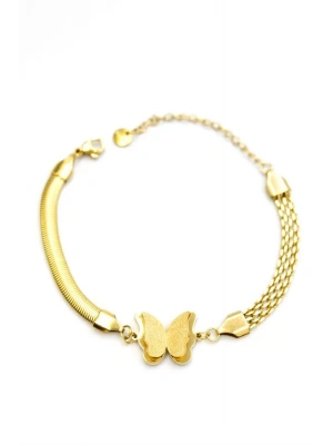 Kelebek Bileklik - Altın