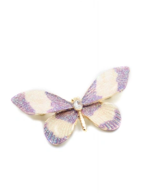 Kelebek Broş - Mor