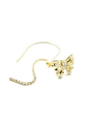 Kelebek Kıkırdak Küpe - Altın