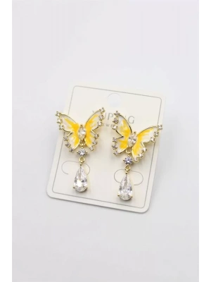 Kelebek Küpe - Altın