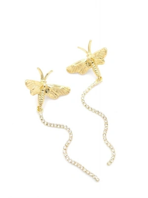 Kelebek Küpe - Altın