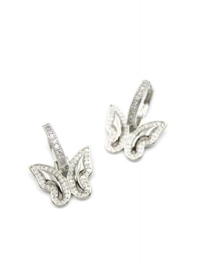 Kelebek Küpe - Gümüş