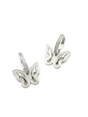 Kelebek Küpe - Gümüş