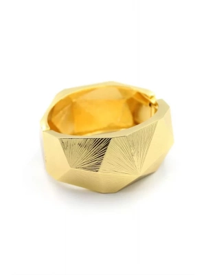 Kelepçe Bilezik - Altın