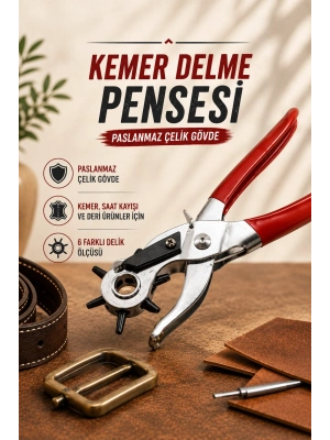 Kemer Delme Pensesi Paslanmaz Çelik Gövde