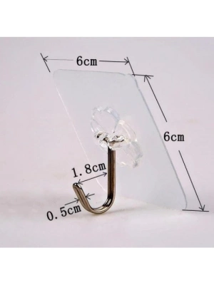 KENDINDEN YAPIŞKANLI ŞEFFAF ASKI 5 Lİ SET
