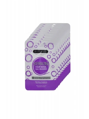 Keratin Saç Maskesi 25 ML (24 ADET) - Yıpranmış Saçlar İçin - mrfs