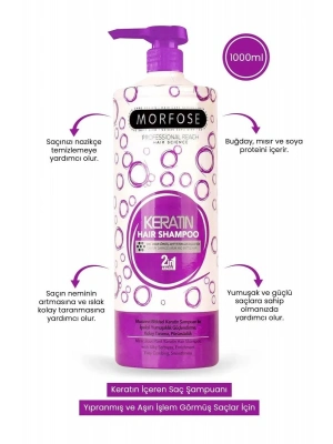 Keratin Şampuan 1000 ML - Besleyici Koruyucu Etki
