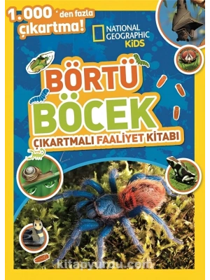 Kids Börtü Böcek Çıkartmali Aktivite Kitabı