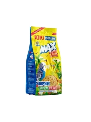 Kiki Excellent Max Menu Tropikal Meyveli Muhabbet Kuşu Yemi 1 Kg