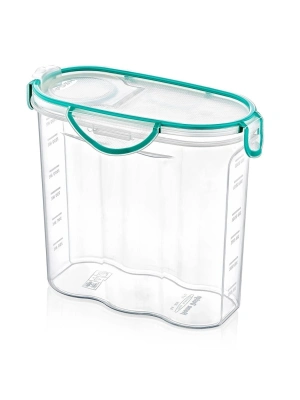 ®  Kilitli Kapaklı Contalı Hava,Su Sıvı Geçirmez 1,7 Litre Erzak Saklama Kabı-SA585