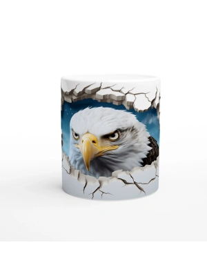 Kırık Duvarın Ardından Bakan Kartal Temalı Baskılı Kupa Bardak