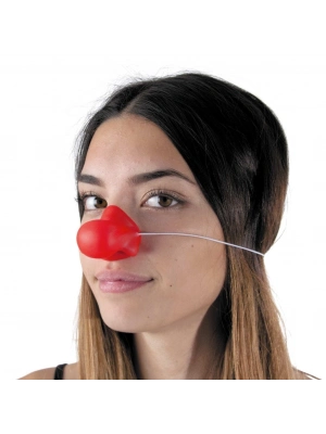 Kırmızı Renk Lastikli Burun Palyaço Burun