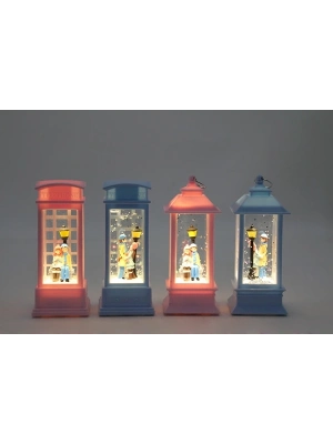 Kış Masalı Işıklı Kar Küresi Alk3394