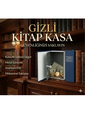 Kitap Görünümlü Gizli Kasa