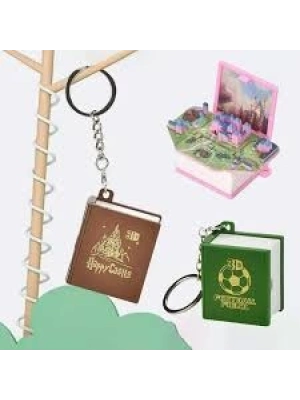 Kitap Şeklinde 3D Anahtarlık