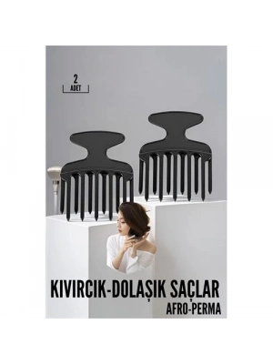 Kıvırcık Saç Açıcı Afro Perma Tarağı