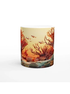 Kızıl Mercan Ormanı Kupa Bardak