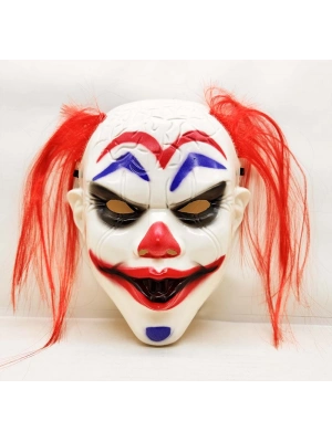 Kızıl Saçlı Joker Palyaço Maskesi