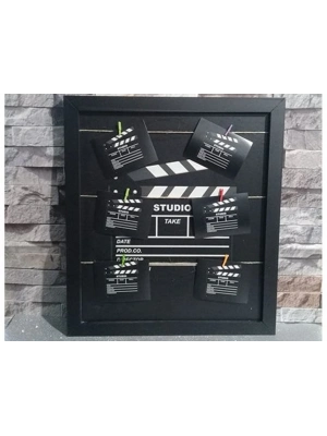 Klaket Tasarımlı İpli Ve Mandallı Fotoğraf Çerçevesi