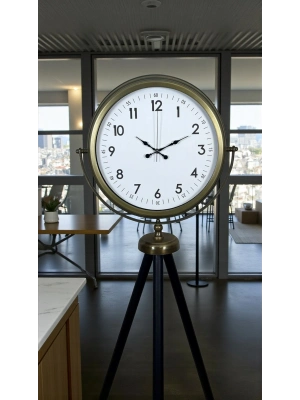 ® Klasik Eskitme Tripod Ayaklı Saat