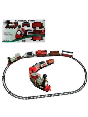 ® Klasik Tren Seti Sesli ve Işıklı 35 Parça