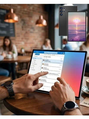Klavyeli Android Tablet 1TB Hafıza 16GB RAM Kalem ve Kılıf Hediyeli