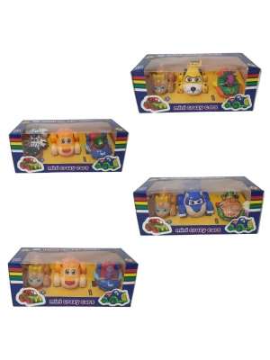 KLC017 - CRAZY CARTIN 4LÜ ARAÇ KUTULU