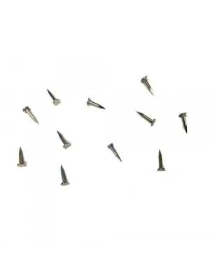 Klips, Menteşe, Ayağı Çivisi  7mm Çelik - Nikel 100gr