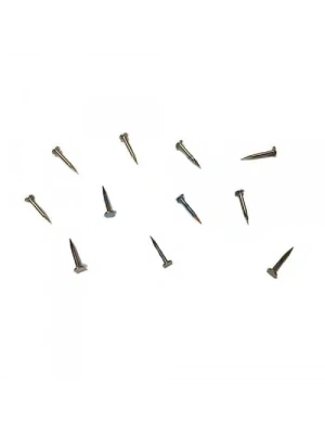 Klips, Menteşe, Ayağı Çivisi 9mm Çelik - Nikel 100gr