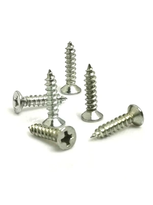 Klips, Menteşe, Ayak, Ağaç, Sunta Vidası 3x13 Mm - Nikel 100 Adet