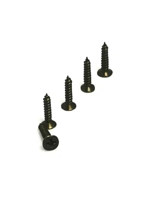 Klips, Menteşe, Ayak, Ağaç, Sunta Vidası 3x13 Mm - Siyah 100 Adet