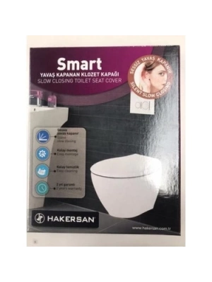 Klozet Kapağı Hakersan Smart Yavaş Kapanan YuvarlakTip