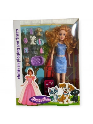 KMB-927 - MİNİ KÖPEK BAKIM SETİ AKSESUARLI BEBEK