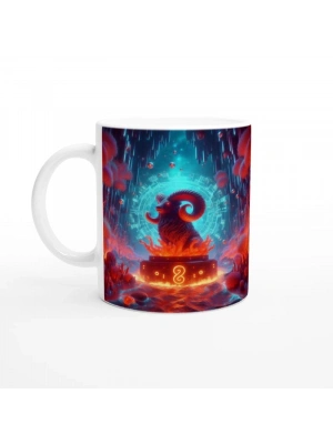 Koç Burcu Baskılı Kahve Kupası - Astral Denizaltı Dünyası Vs4