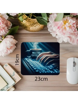 Kod + Mizah Sevenlere Özel Mouse Pad - 19x23 cm 2 mm Dikdörtgen İthal Baskılı Mouse Pad